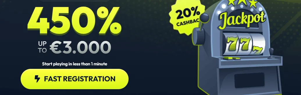 Winzter Casino banner showcasing the welcome bonus and exclusive promotions