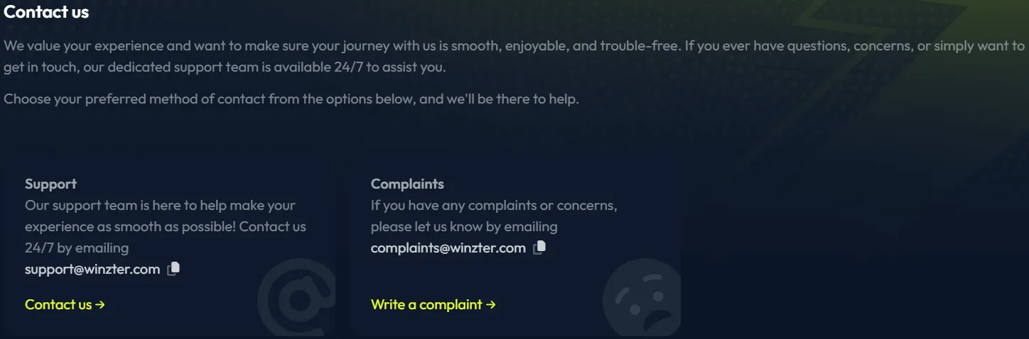 winzter-casino-support